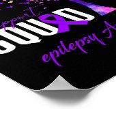 Support Squad For Epilepsy Awareness Poster (Ecke)
