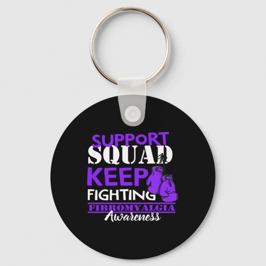 Support Squad I Chronic Pain Response Fibromyalgie Schlüsselanhänger (Vorderseite)