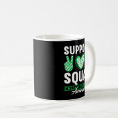 Support Squad I Gluten Free Coeliac Celiac Disease Kaffeetasse (VorderseiteRechts)