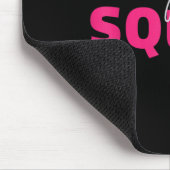 Support Squad Ich trage rosa Brustkrebs-Bewusstsei Mousepad (Ecke)