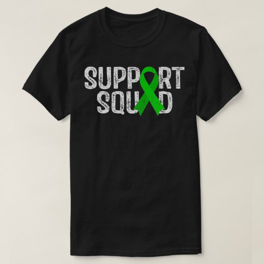 Support Squad Kidney Disease Awareness T-Shirt (Design vorne)