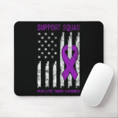 Support Squad - Lila Bauchspeicheldrüsenkrebs-Bewu Mousepad (Mit Mouse)