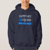 Support Squad - monatliches Design zur Sensibilisi Hoodie (Vorderseite)