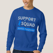 Support Squad - monatliches Design zur Sensibilisi Sweatshirt (Vorderseite)