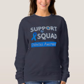 Support Squad - monatliches Design zur Sensibilisi Sweatshirt (Vorderseite)