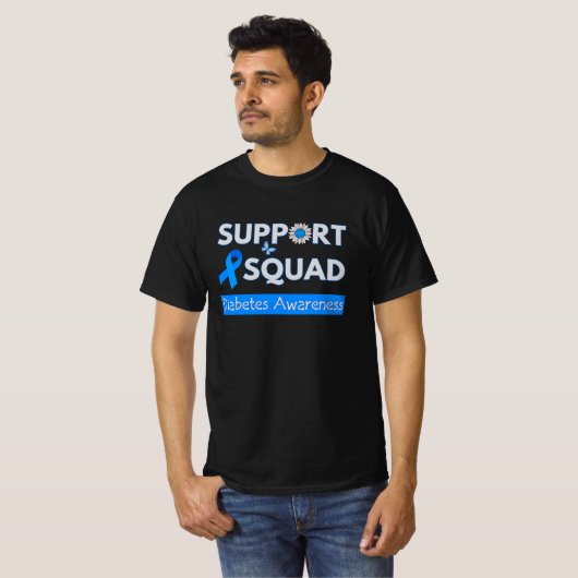 Support Squad - monatliches Design zur Sensibilisi T-Shirt (Vorne ganz)