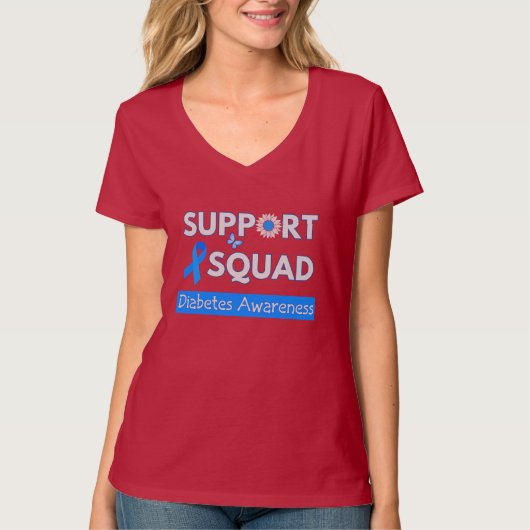 Support Squad - monatliches Design zur Sensibilisi T-Shirt (Vorderseite)