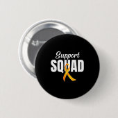 Support Squad Ms Multiple Sclerosis Awareness Oran Button (Vorne & Hinten)