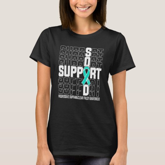 Support Squad Progressive Supranuclear Palsy T-Shirt (Vorderseite)