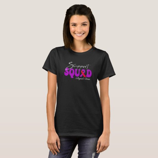Support Squad Raynaudu2019s Disease Awareness Purp T-Shirt (Vorne ganz)