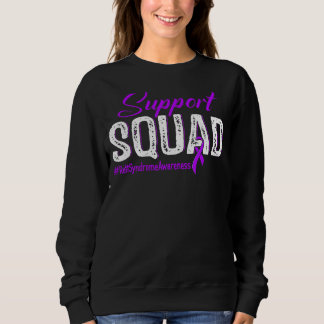 Support Squad Rett Syndrome Awareness Montag Lila Sweatshirt