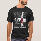 Support Squad Sickle Cell Awareness T-Shirt (Vorderseite)