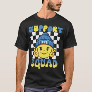 Support Squad T21 – Down-Syndrom-Bewusstsein T-Shirt