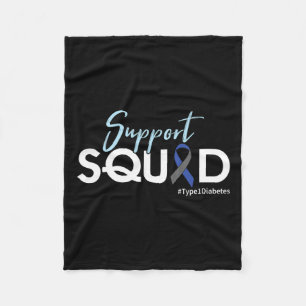 Support Squad - Typ 1 Diabetes-Bewusstsein Fleecedecke