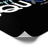 Support Squad - Typ 1 Diabetes-Bewusstsein Poster (Ecke)