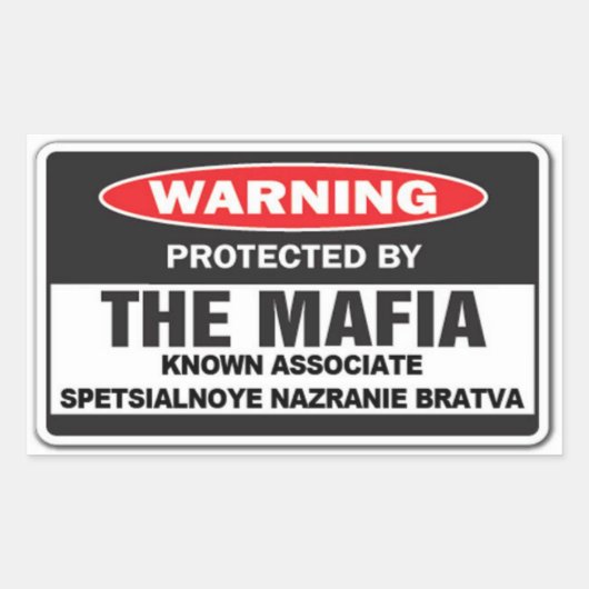 SUPPORT-STICKER RECHTECKIGER AUFKLEBER (Vorderseite)