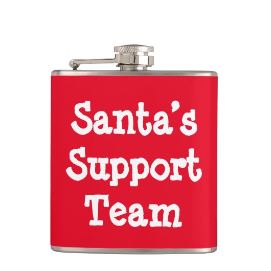 Support-Team des Weihnachtsmanns Flachmann (Vorderseite)