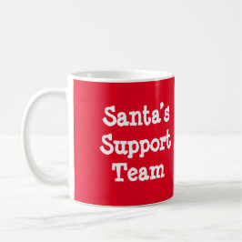 Support-Team des Weihnachtsmanns Kaffeetasse
