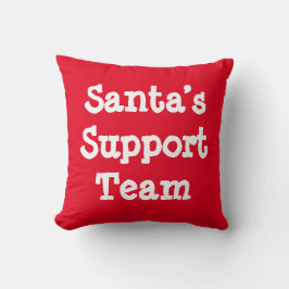 Support-Team des Weihnachtsmanns Kissen