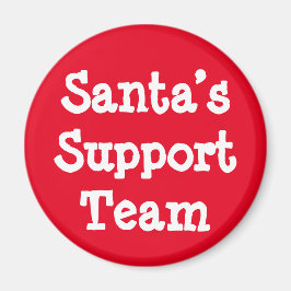 Support-Team des Weihnachtsmanns Magnet