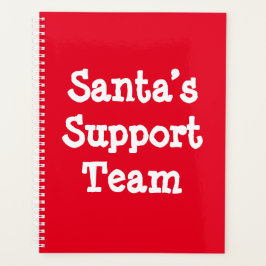 Support-Team des Weihnachtsmanns Planer