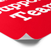 Support-Team des Weihnachtsmanns Poster (Ecke)