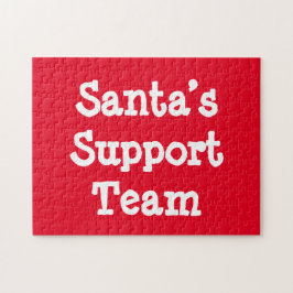 Support-Team des Weihnachtsmanns Puzzle