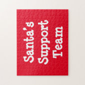 Support-Team des Weihnachtsmanns Puzzle (Vertikal)