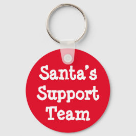 Support-Team des Weihnachtsmanns Schlüsselanhänger