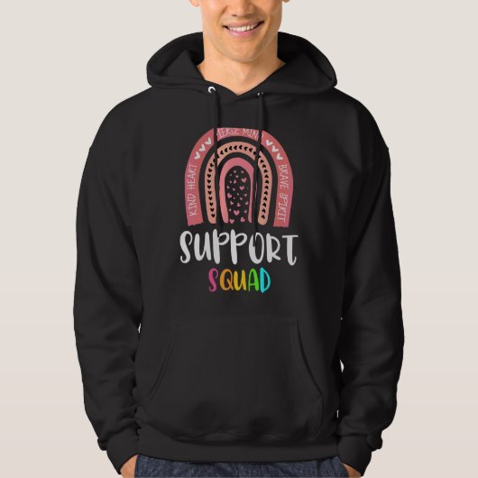 Support-Team-Lehrer-Support-Squad Hoodie (Vorderseite)