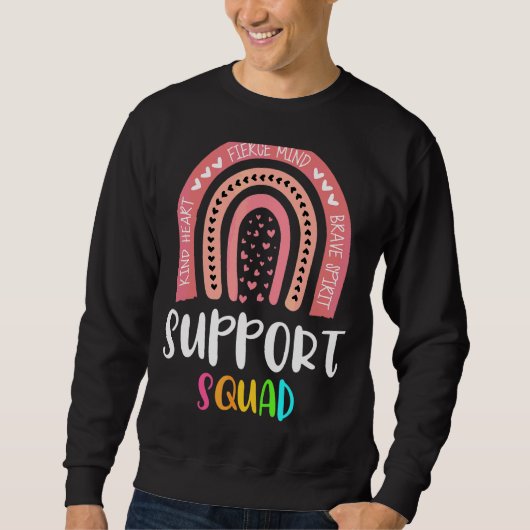 Support-Team-Lehrer-Support-Squad Sweatshirt (Vorderseite)