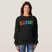 Support-Team-Lehrer-Support-Squad Sweatshirt (Vorne ganz)