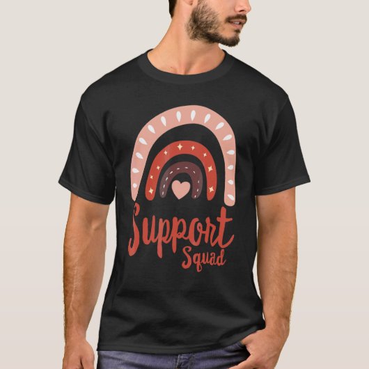 Support-Team-Lehrer-Support-Squad T-Shirt (Vorderseite)