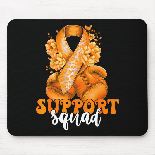 Support-Team Multiple Sklerose-Bewusstsein Boxen Mousepad (Vorne)