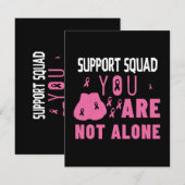 Support-Team Sie sind nicht allein Begleitkarte (Vorne/Hinten)