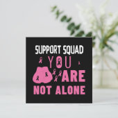 Support-Team Sie sind nicht allein Einladung (Stehend Vorderseite)