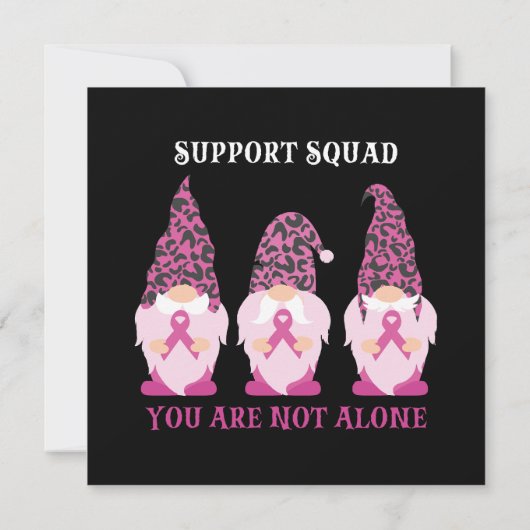 Support-Team Sie sind nicht allein Einladung (Rückseite)