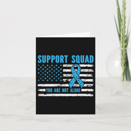 Support-Team Sie sind nicht allein Karte (Vorderseite)
