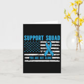 Support-Team Sie sind nicht allein Karte (Gelbe Blume)