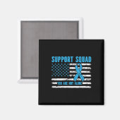Support-Team Sie sind nicht allein Magnet (Vorderseite/Rückseite)