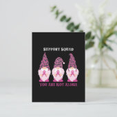 Support-Team Sie sind nicht allein Postkarte (Stehend Vorderseite)