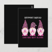 Support-Team Sie sind nicht allein Postkarte (Vorne/Hinten)