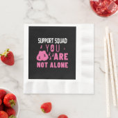 Support-Team Sie sind nicht allein Serviette (Beispiel)