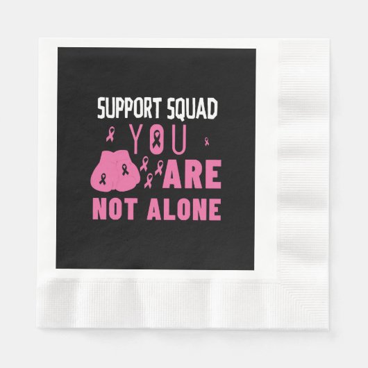 Support-Team Sie sind nicht allein Serviette (Vorderseite)