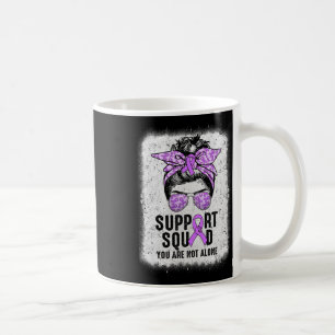 Support-Team-Unordentlicher-Bun-Krieger Lila Epile Kaffeetasse