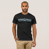 support Thyroid Disease awareness ribbon T-Shirt (Vorne ganz)