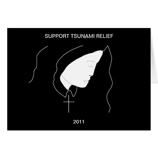 SUPPORT TSUNAMI RELIEF (Vorderseite (Horizontal))