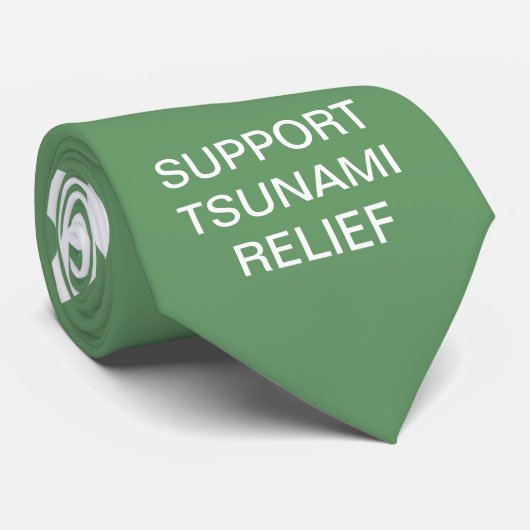 SUPPORT TSUNAMI RELIEF KRAWATTE (Gerollt)
