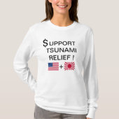 $SUPPORT TSUNAMI RELIEF ! T-Shirt (Vorderseite)