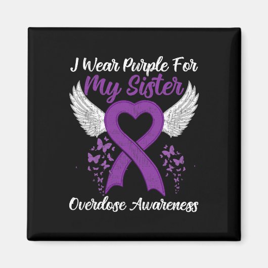 Support Überdosis Awareness Montag Kostümister Magnet (Vorne)